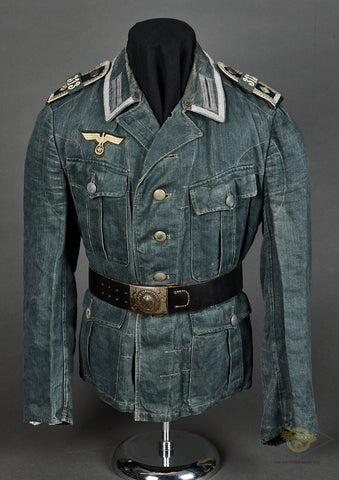 WWII German Army Model 1936 Style HBT Tunic for Infantry NCO