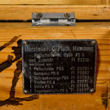 German WWII Storage Box for Luftwaffe Bearing Plate