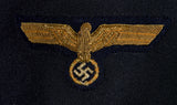 WWII German Kriegsmarine Vice Admiral Ensemble including Tunic, Breeches and Visor Cap