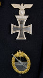 WWII German Kriegsmarine Vice Admiral Ensemble including Tunic, Breeches and Visor Cap
