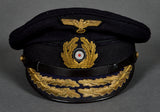 WWII German Kriegsmarine Vice Admiral Ensemble including Tunic, Breeches and Visor Cap
