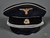Third Reich Allgemeine SS Officer Visor Cap, Named to Bde. Klingemann