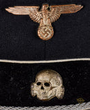 Third Reich Allgemeine SS Officer Visor Cap, Named to Bde. Klingemann