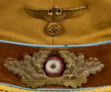 German WWII Political Leader’s Visor Cap for Ort Level