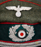 WWII German Army Artillery Officer Private Purchase Visor Cap