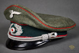 WWII German Army Artillery Officer Private Purchase Visor Cap