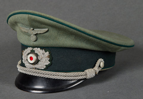 WWII German Army Administration Officer Visor Cap