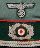 ﻿WWII German Army Artillery Officer Private Purchase Visor Cap