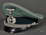 WWII German Army Infantry Officer Private Purchase Visor Cap