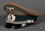WWII German Army Panzer Officer Private Purchase Visor Cap