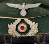 ﻿WWII German Army Visor Cap for Infantry Other Ranks Personnel