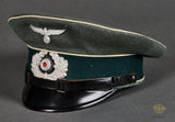 German WWII Army EM Visor Cap for Infantry Personnel