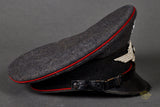 German WWII Luftwaffe “Other Ranks” Visor Cap for Flak or Artillery