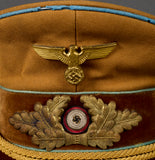 German WWII Orts Level Political Leader’s Visor Cap