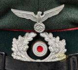 WWII German Army Visor Cap for Panzer Other Ranks Personnel