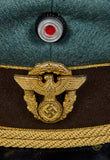 Third Reich Police Generals Visor Cap