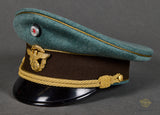 Third Reich Police Generals Visor Cap