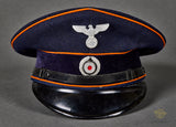 German WWII Postal Official’s Visor Cap