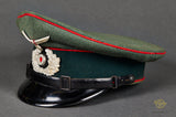 WWII German Army Artillery Other Ranks Visor Cap