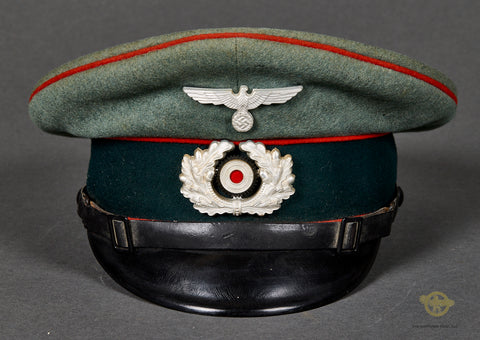 WWII German Army Artillery “Other Ranks” Visor Cap