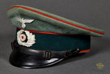 WWII German Army Artillery “Other Ranks” Visor Cap