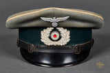WWII German Army Infantry Other Ranks Visor Cap, Private Purchase