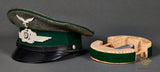 RARE WWII German Luftwaffe Administration NCO Visor Cap