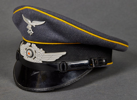 WWII German Luftwaffe Visor Cap for Other Ranks Flight/Paratrooper Personnel