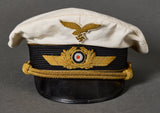 German WWII Luftwaffe General’s Summer Visor Cap