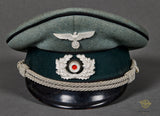 German WWII Army Officer’s Visor Cap for Pioneer