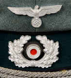 German WWII Army Officer’s Visor Cap for Pioneer
