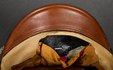 Third Reich Schutzpolizei Officer Visor Cap, Named