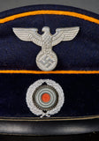 Third Reich Postal Officials Visor Cap