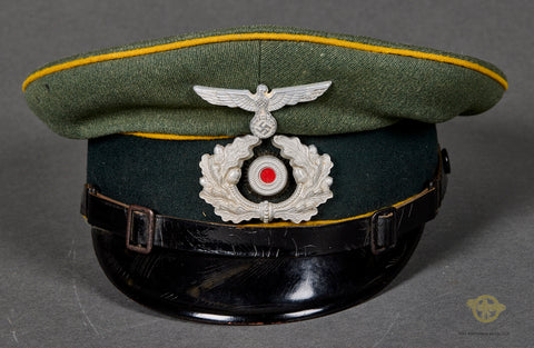 German WWII Army “Other Ranks” Visor Cap for Signals