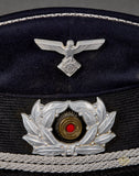 Rare, WWII German TeNo Officer’s Visor Cap
