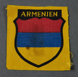 WWII German Armenian Volunteer Sleeve Shield-Armenien Landeschilde