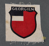 WWII German 1st Pattern Georgian Volunteer Sleeve Shield