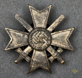 Veteran Bring Back German WWII War Merit Cross 1st Class w/Swords Screwback