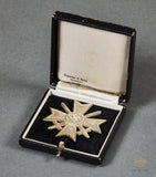 German WWII Cased War Merit Cross 1st Class w Swords