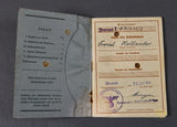 WWII German Army Wehrpaß for WWI Veteran