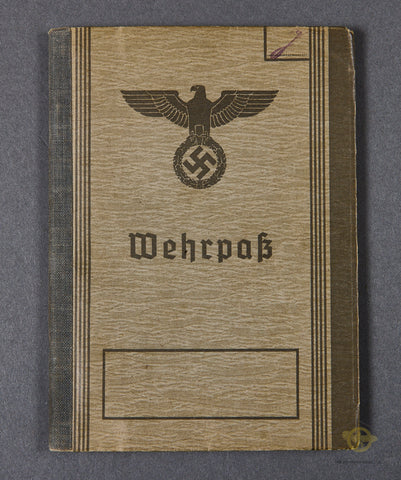 WWII German Army Wehrpaß for Soldier KIA