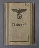 WWII German Army Wehrpaß for Panzer Jäger