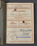 WWII German Army Wehrpaß for Panzer Jäger