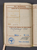 WWII German Army Wehrpaß for Panzer Jäger