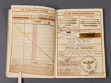 WWII German Luftwaffe Wehrpaß for Soldier KIA in Leningrad