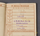 WWII German Luftwaffe Wehrpaß for Soldier KIA in Leningrad