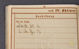 WWII German Luftwaffe Wehrpaß for Soldier KIA in Leningrad