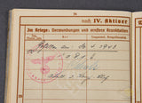 WWII German Luftwaffe Wehrpaß for Soldier KIA in Leningrad