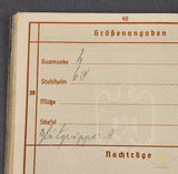 WWII German Luftwaffe Wehrpaß for Soldier KIA in Leningrad