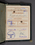WWII German Army Wehrpaß with Holder